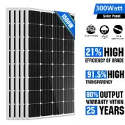 300W Solar Panel 12V Mono 300Watt Caravan Camping Home Battery Charging Power