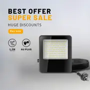 Outway LED Flood Light 20W-200W Outdoor Spotlight Cool White Waterproof