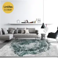 在飛比找蝦皮商城精選優惠-【Limlifes地毯/1.3公分厚度仿羊絨】北歐抽象灰色無