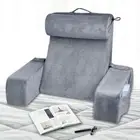 Reading Pillow for Sitting in Bed Adult, 19 Inch Backrest Pillow Sitting Back...