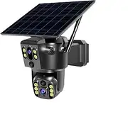 [Bewinner] 4K Ring Camera Outdoor Wireless for Home Security, WiFi Camera Outdoor Wireless Solar/Battery Powered with 360° Viewing, Night Vision, 2-Way Voice Intercom, Human Detection