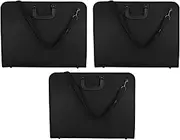 3X A3 Portfolio Expanding Folder File Organiser Office Document Carry Case