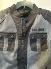 Harley Davidson Motorcycle Women's Sz XL Zephyr Riding Jacket w/ Zip-Out Liner