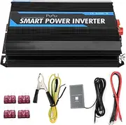 XTevu Power Inverter, 2000W 12V to Pure Sine Converter, DC to AC Voltage Transformer, Car Power Supply Inverter