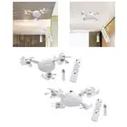 Ceiling Fan Light Lighting Fixture Remote Control with Extension Rod Decoration