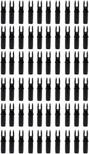 [SDCYOW] 60 Pack Archery Arrows Nocks 6.20mm/.244 inch Inside Diameter Plastic Nock for Compound Recurve Bow