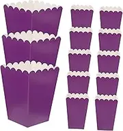 HEALEEP 50Pcs Popcorn Boxes Greaseproof Snack Bags for Parties Weddings Elegant Candy Buffet Containers for Popcorn Candy Cookies Treats