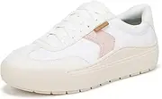 [Dr. Scholl's] Womens Time Off Win Lace-up Sneaker, White/Tofu Fabric, 7.5