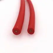 15 20 25 30KV Silicone Wire Ignition Cable High Voltage Electronic Wire DC Super Soft High Temperature Resistant Tin Plating (Color : 2 m, Size : 15KV 1.0mm2)