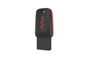 Netac U197 64GB USB2.0 U Disk Portable USB Flash Drive Small and Compact Plug and Play Wide Compatibility Black+Red