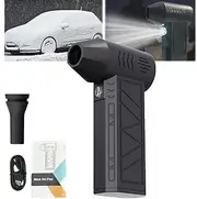 Snow Whiz Blower, SnowWhiz LED Turbo Blower,Snow Whiz Turbo Blower for Cars,Quiet Turbo Breeze Electric Blower with Led,Mini Turbo Snow Blower,Portable and Rechargeable Blower for Windsheild (1 PC)