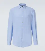 [Polo Ralph Lauren] Polo Ralph Lauren Linen shirt UK 16 blue
