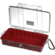 Pelican 1060 Micro Clear Case -RED