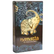 Namaste Stress Less Cards Meditation Self Care Gifts Women Relief Cards Game Classic Design for Beginners Meditation Relaxation