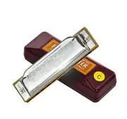 Suzuki Folkmaster 1072 Diatonic Harmonica (10 Hole) Key C Japan Brand