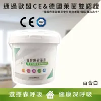 在飛比找momo購物網優惠-【森呼吸矽藻漆】居家健康環保礦物塗料-百合白*5公斤(漆 環