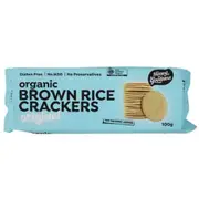 Organic Brown Rice Crackers Original - Fresh, healthy organic delivery | Doorstep Organics