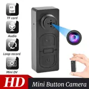 Wireless Security Cam HD 1080P Mini Camera Micro DIY Shirt Button View Recorder