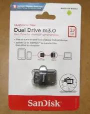 Sandisk Ultra Dual Drive m3.0 32GB Flash Drive for Android Micro-USB