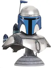 Diamond Select Toys LLC - Sw Legends 3D Attack of The Clones Jango Fett 1/2 Scale Bust