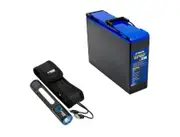 Kings 100AH Slim Lithium Battery + Lithium Rechargeable Torch