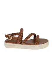 flat sandals 38,36.5 Brown