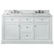 OC Classique 1500mm Marble Top Double Freestanding Vanity