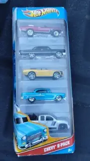 Hot Wheels Chevrolet Cars 5 car gift pack 1 64 scale diecast model car toys