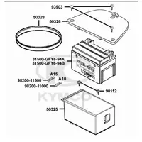 在飛比找蝦皮購物優惠-{勘}光陽原廠 奔騰 G3 V1 V2 電瓶蓋 電池蓋 電瓶