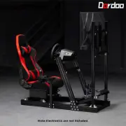 Dardoo F1 Auminum Sim Racing Cockpit with Seat &TV Stand Fit Logitech G920 G29