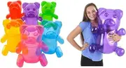 6 Inflatable Gummy Bears 24 Inches Tall Party Decorations Photo Ops CandyLand