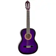 Valencia 3/4 Size Nylon String Student Guitar Purple
