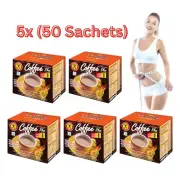 5 x Weight Loss Diet Instant Coffee Plus Ginseng NatureGift 1 box/10 sachets