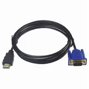1.8 M Hdmi Cable To Vga 1080P With Audio Adapter Audio Cables & Adapters