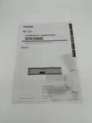 Toshiba SDV296KC DVD Video Player/VCR Owner's Manual in French
