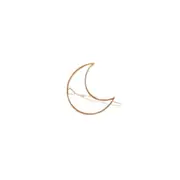 MsBlossom - Wirework Hair Clip - 1pc - Moon
