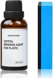 Crystal Coating for Car Plastic Parts, Plastic Parts Crystal Coating for Car, Trim Restorer with Sponge, Automotive Exterior and Interior PlasticParts Scratch Remover (1pc)