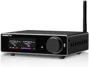 AIYIMA A80 Bluetooth Amplifier DAC Stereo HiFi Home Audio Receiver with PFFB 2.0 Channel Hi-Res Class D Power Amp with PC-USB Coaxial Optical TRS RCA Input