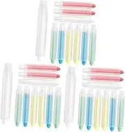 TEHAUX 3sets Convenient Drawing Chalk Set Assorted Colors Non-toxic Washable for Home School 10pcs*3 Random