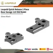Leupold Quick Release 2 Piece Base Savage 110 Old Model Gloss Black #le52314