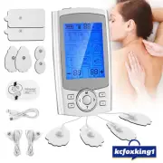 TENS EMS Machine Muscle Stimulator Full Body Massager Back Pain Relief 36 Modes