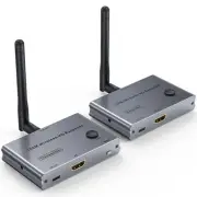 Wireless HDMI Transmitter and Receiver 4K@30Hz HDMI Wireless Extender Kit 328...