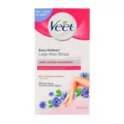 Veet Easy Gel Legs and Body Wax Strips Almond Oil 20 Pack EXP 11/2025