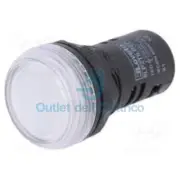 Lovato 8LP2TILB8 Indic.lum.monobl.bianco LED 24VCC/Ca