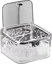 Generic Hair Accessories Organizer Desktop Storage Box for Headband Bows (White S)