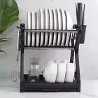 1 Set Dish Holder Detachable Dishes Storage Basket Organizer Multipurpose Dish