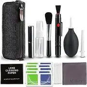 RAYWE Professional Camera Cleaning Kit Lens Cleaning Kit with Air Blower Cleaning Pen Cleaning Cloth for Most Camera Mobile Phone Laptop