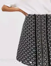 NWT RRP $450 Sass & Bide THE TIME TRAVELLER Boucle Skirt Size 42 12 FREE POST