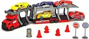 Dickie Toys - Transporter Set with 5 Die-Cast Cars