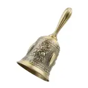1 Pack Hand Held Bell, Metail Dinner Bell Wedding Bells, Service Bell Call,